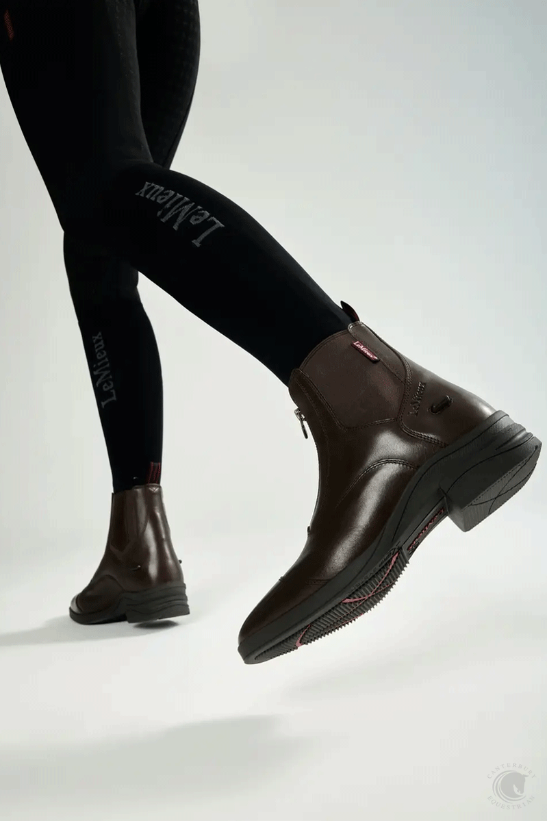 LeMieux Zip Paddock Boot Brown