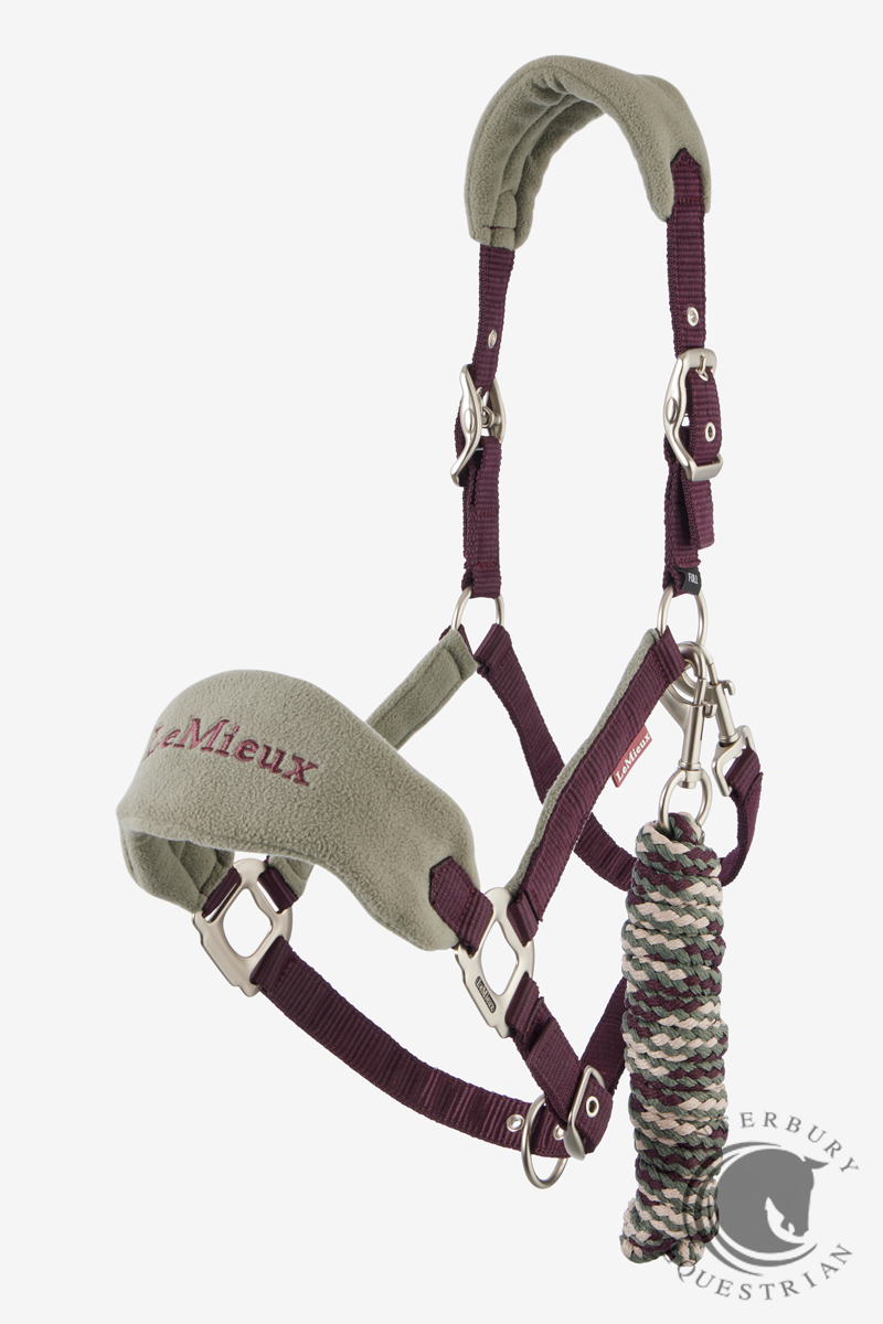 LeMieux Vogue Headcollar & Leadrope Damson