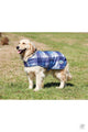 WEATHERBEETA COMFITEC PREMIER FREE PARKA DOG COAT MEDIUM DARK BLUE PLAID