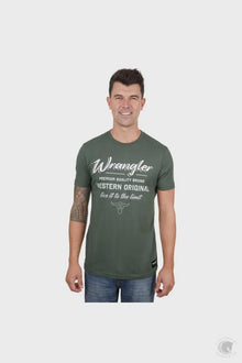  Wrangler Mens Ethan Tee Cypress