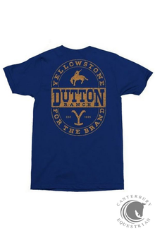  Yellowstone Dutton Ranch Bucking Blue T-Shirt
