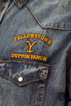 Yellowstone Dutton Ranch Denim Jacket Blue