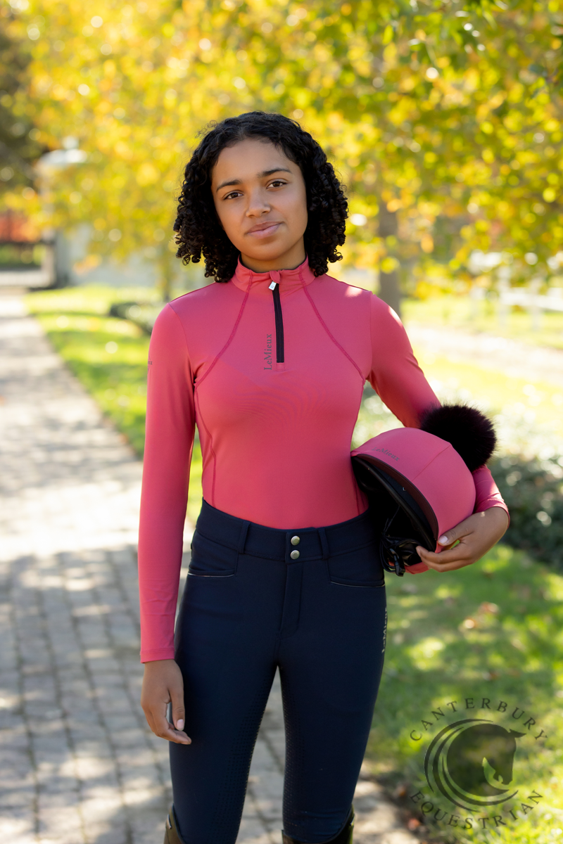 LeMieux Young Rider Classique Base Layer Cranberry