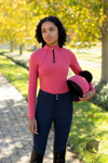 LeMieux Young Rider Classique Base Layer Cranberry