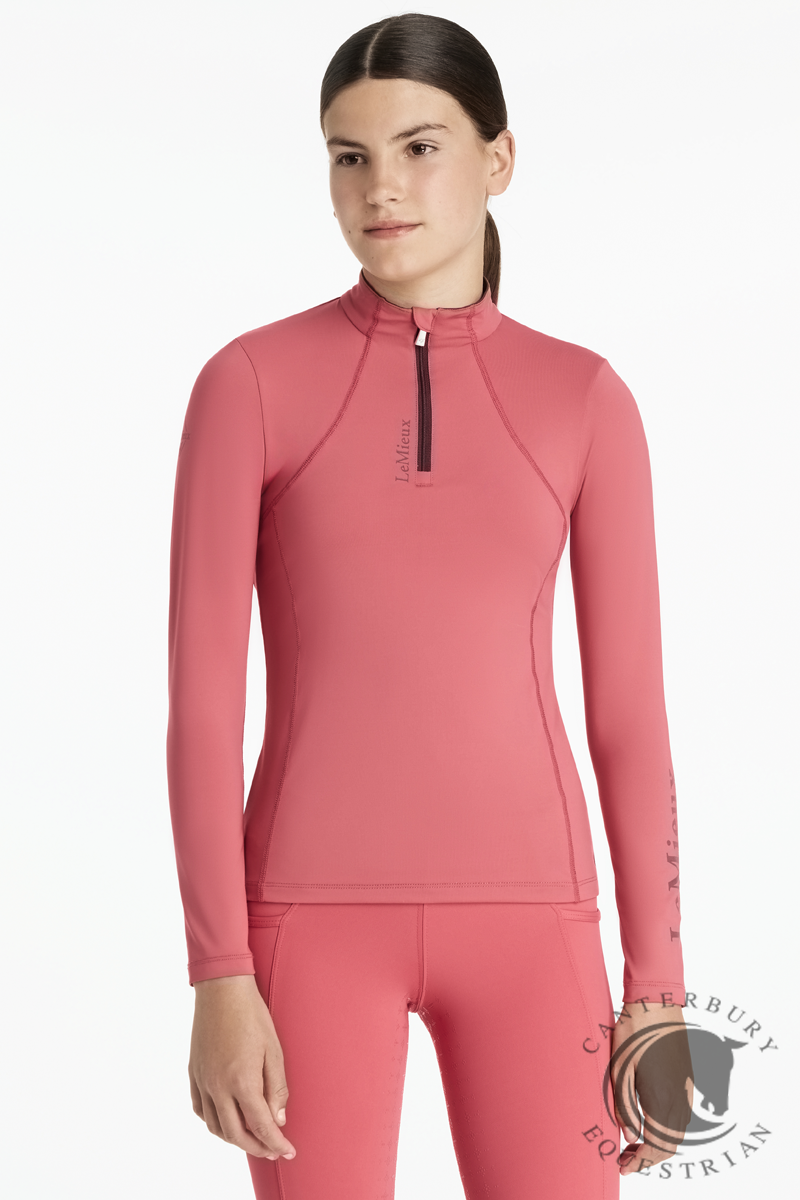LeMieux Young Rider Classique Base Layer Cranberry