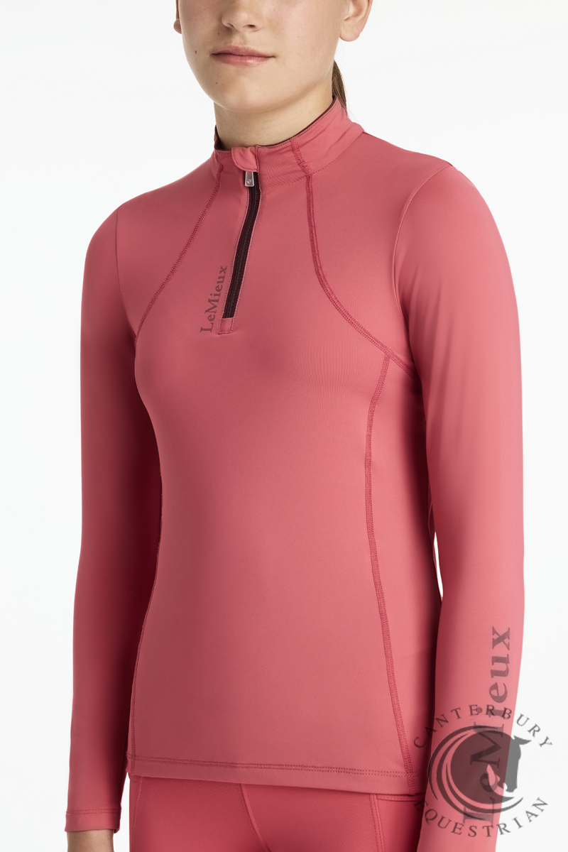 LeMieux Young Rider Classique Base Layer Cranberry
