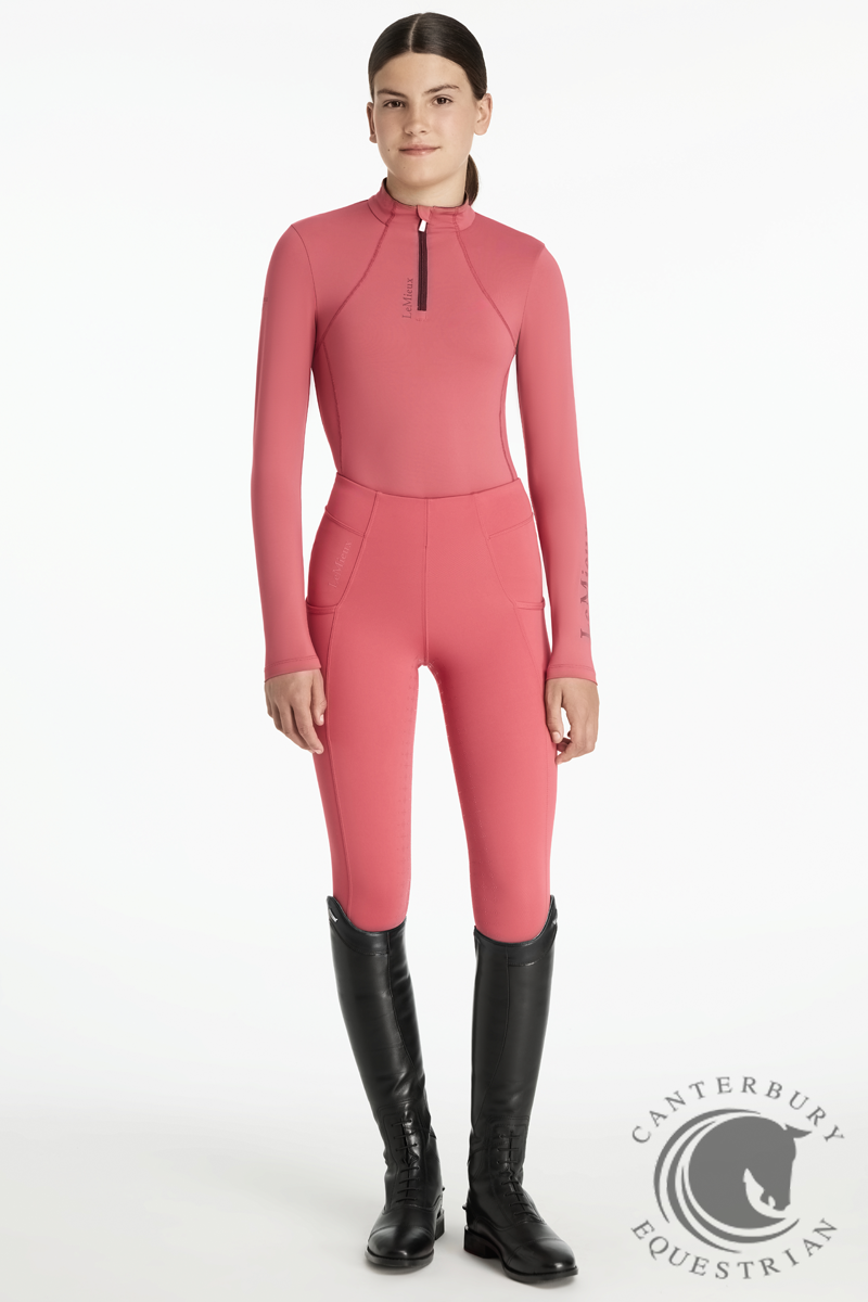 LeMieux Young Rider Classique Base Layer Cranberry