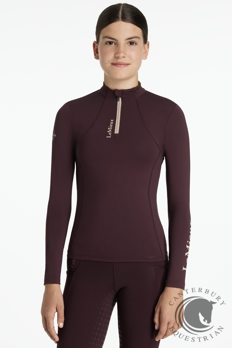 LeMieux Young Rider Classique Base Layer Damson