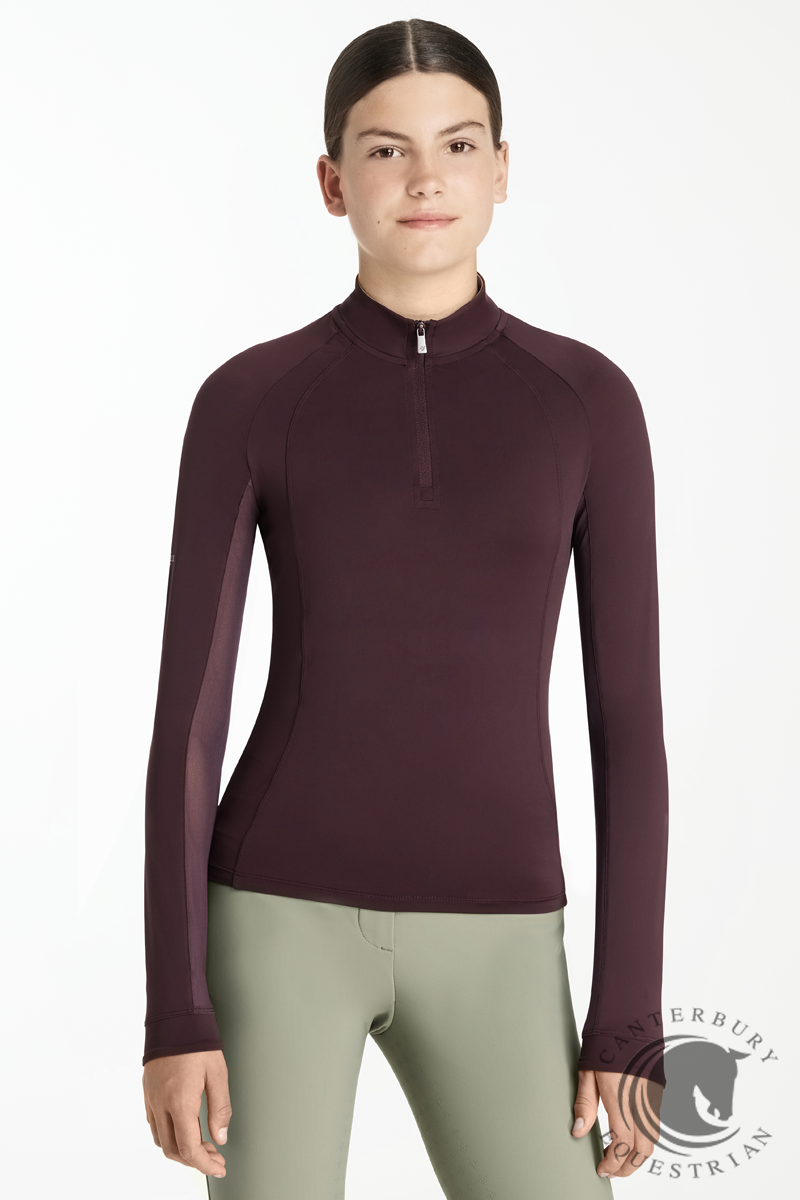 LeMieux Young Rider Hope Lightweight Base Layer Damson