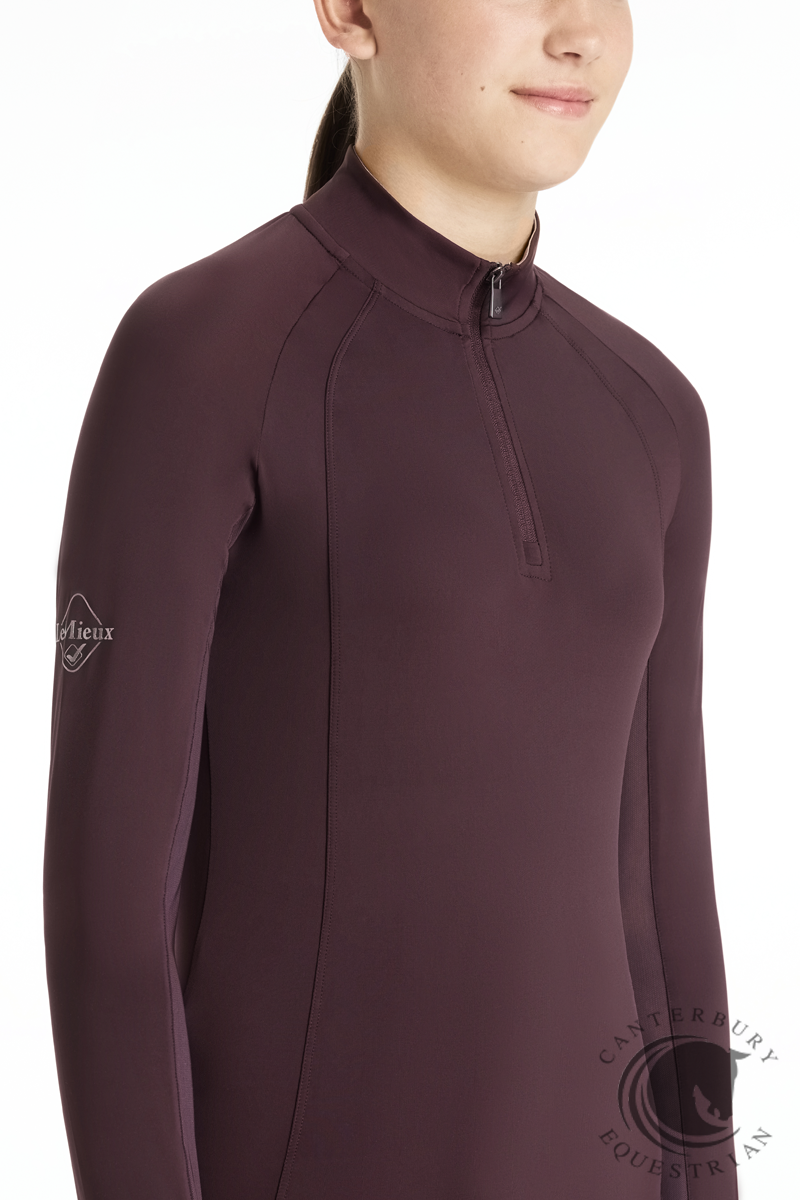 LeMieux Young Rider Hope Lightweight Base Layer Damson