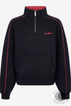 LeMieux Young Rider Kate Quarter Zip Sweat Navy/Cranberry