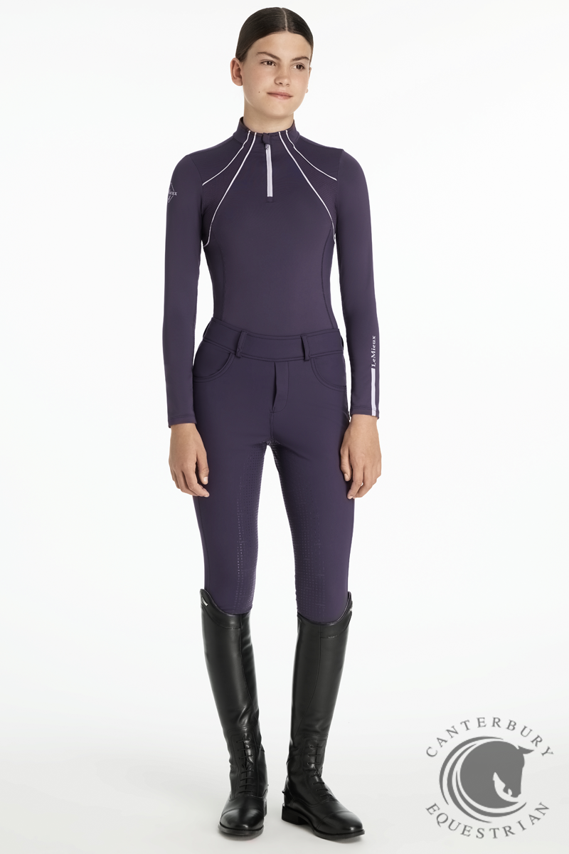 LeMieux Young Rider Mia Mesh Base Layer Juniper