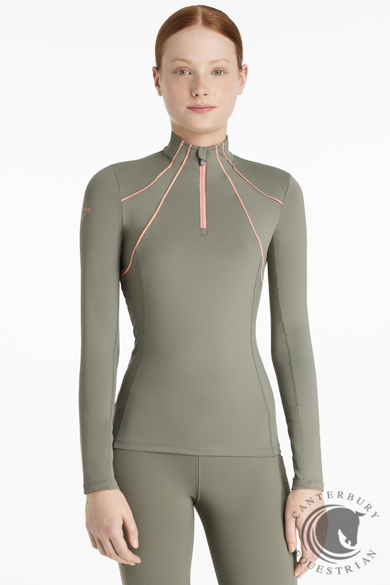 LeMieux Young Rider Mia Mesh Base Layer Rosemary