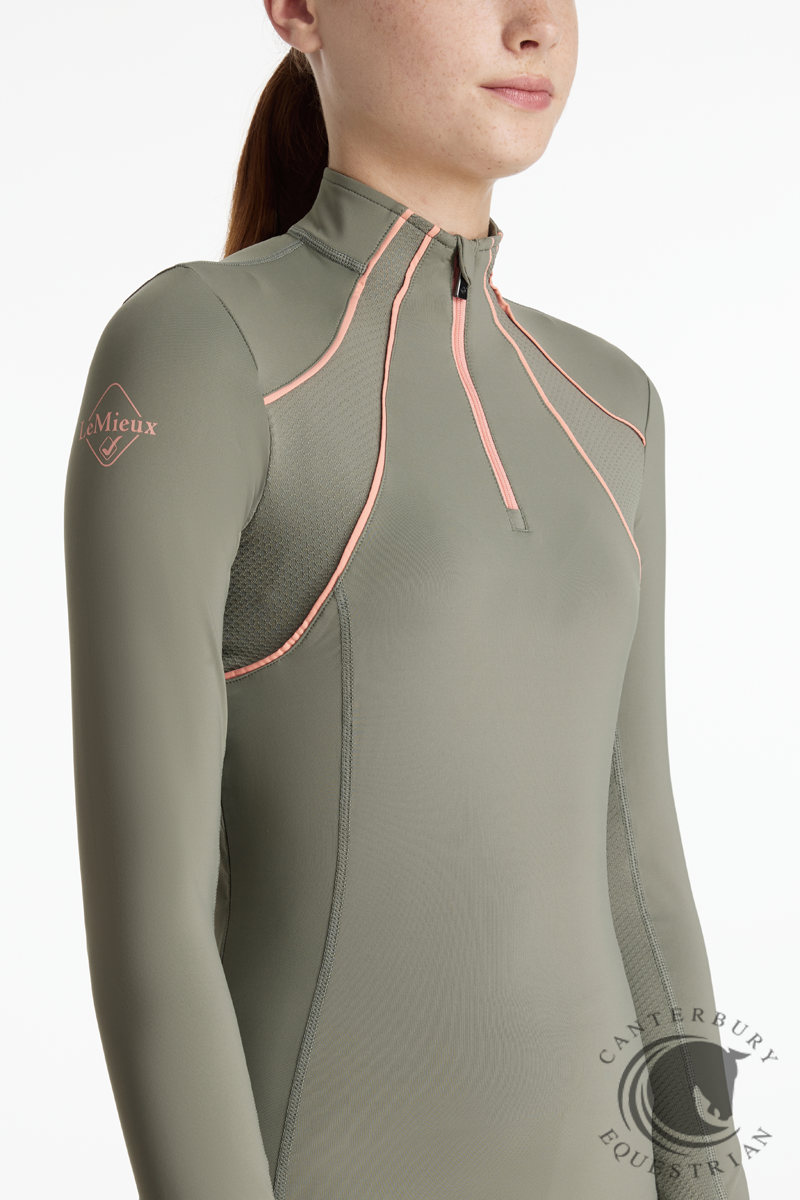 LeMieux Young Rider Mia Mesh Base Layer Rosemary