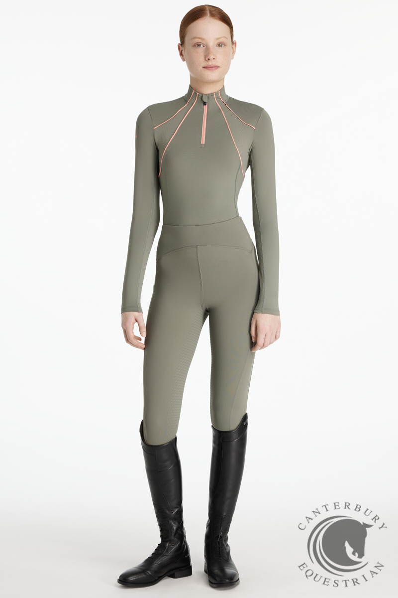 LeMieux Young Rider Mia Mesh Base Layer Rosemary