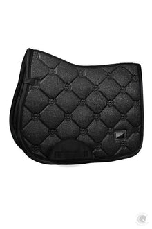  Equestrian Stockholm All Black Glimmer Jump Saddle Pad