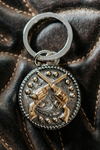 AndWest Crossed Pistols Keychain