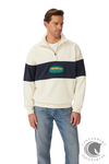 R.M. Williams 90s Logo 1/4 Zip Sweatshirt Ecru