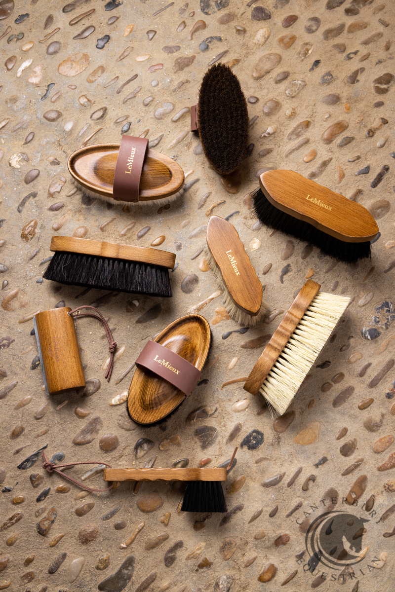 LeMieux Artisan Lambswool Body Brush Brown