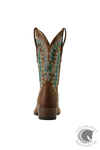 Ariat Women's Beaumont Western Boot - Sassy Brown/Gilded Tiger Print