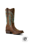 Ariat Women's Beaumont Western Boot - Sassy Brown/Gilded Tiger Print