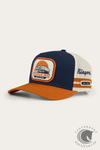 Ringers Western Big Rig Trucker Cap - Navy / Burnt Orange
