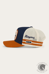 Ringers Western Big Rig Trucker Cap - Navy / Burnt Orange