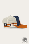 Ringers Western Big Rig Trucker Cap - Navy / Burnt Orange