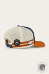 Ringers Western Big Rig Trucker Cap - Navy / Burnt Orange