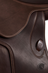 Acavallo Botticelli Jumping Saddle Wool Panels Brown