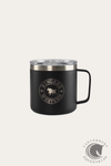 Ringers Western Brew Mug Powder Coated Insulated - Black