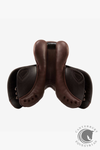 PE Chamonix Leather Close Contact Jump Saddle Brown