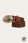 Ringers Western Dallas Belt - Brown / Silver