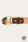 Ringers Western Dallas Belt - Brown / Silver