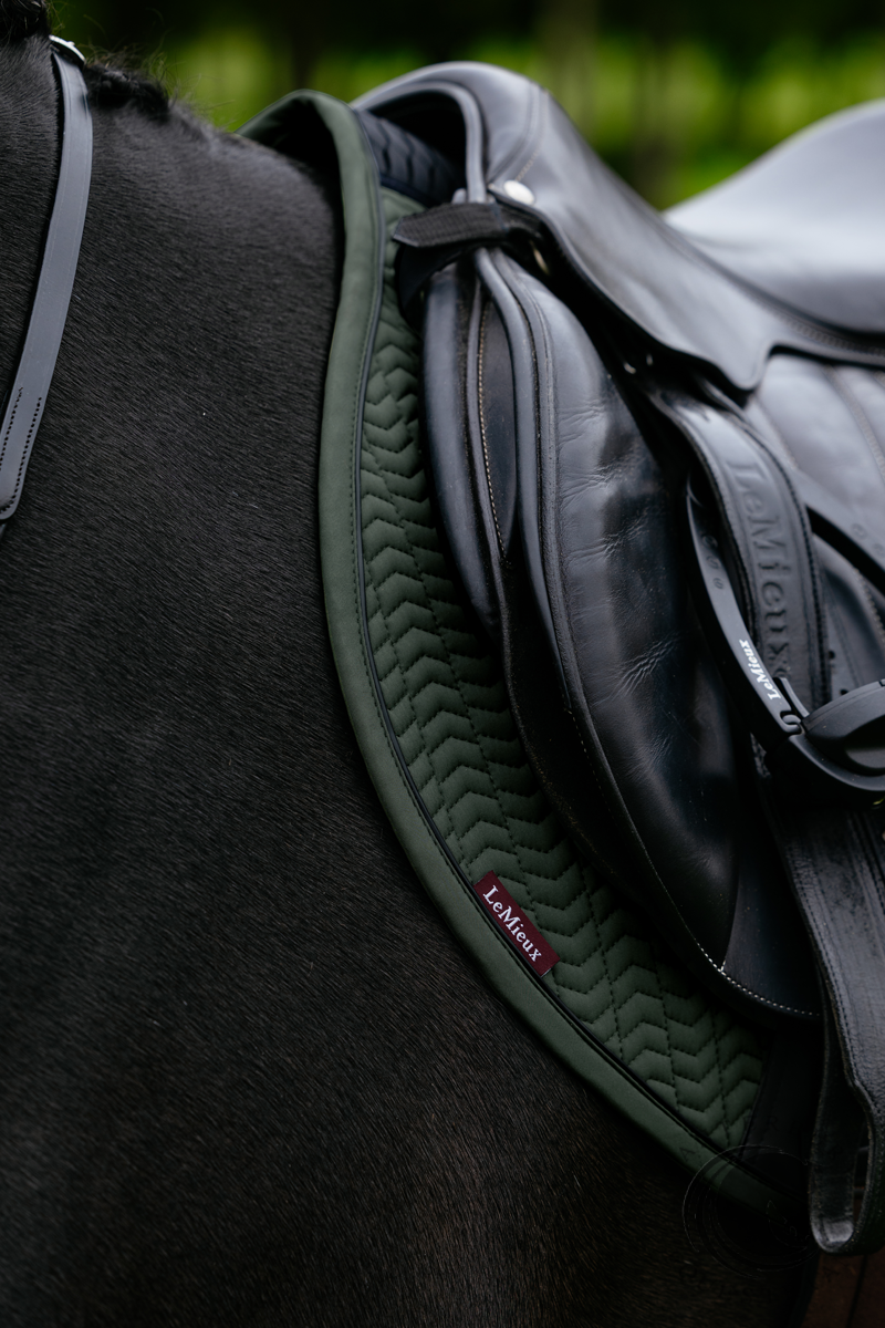 LeMieux Essence Eurojump Square Pine Green