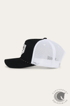 Ringers Western Garage Trucker Cap - Black with White Print