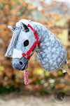 LeMieux Hobby Horse Christmas Headcollar & Leadrope Red