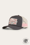 Ringers Western Hometown Trucker Cap - Charcoal/Rosey