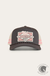 Ringers Western Hometown Trucker Cap - Charcoal/Rosey