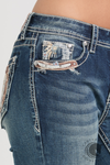 Grace in LA Horse Shoe Modify Bootcut Jeans