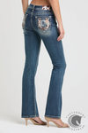Grace in LA Horse Shoe Modify Bootcut Jeans