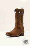 Ariat Men's Hybrid Roughstock Square Toe Western Boots - Distressed Brown