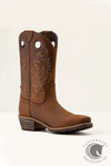 Ariat Men's Hybrid Roughstock Square Toe Western Boots - Distressed Brown