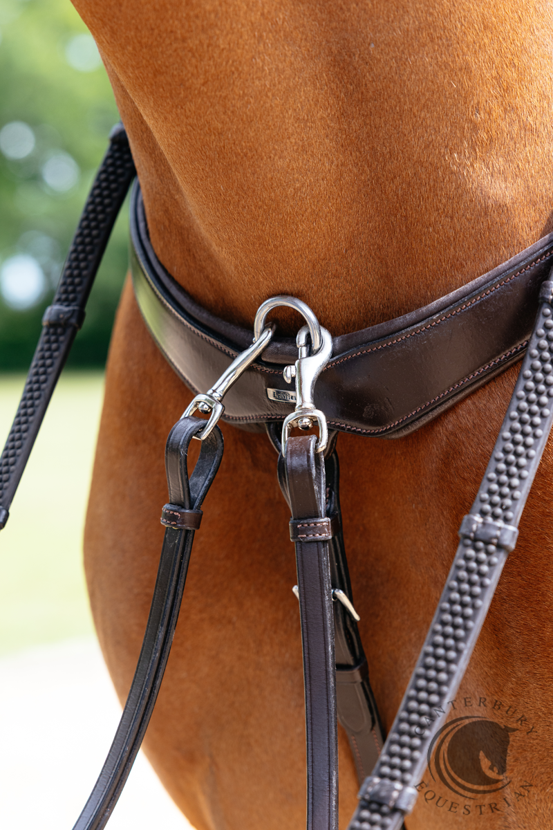 LeMieux Kudos Bridge Breastplate Havana