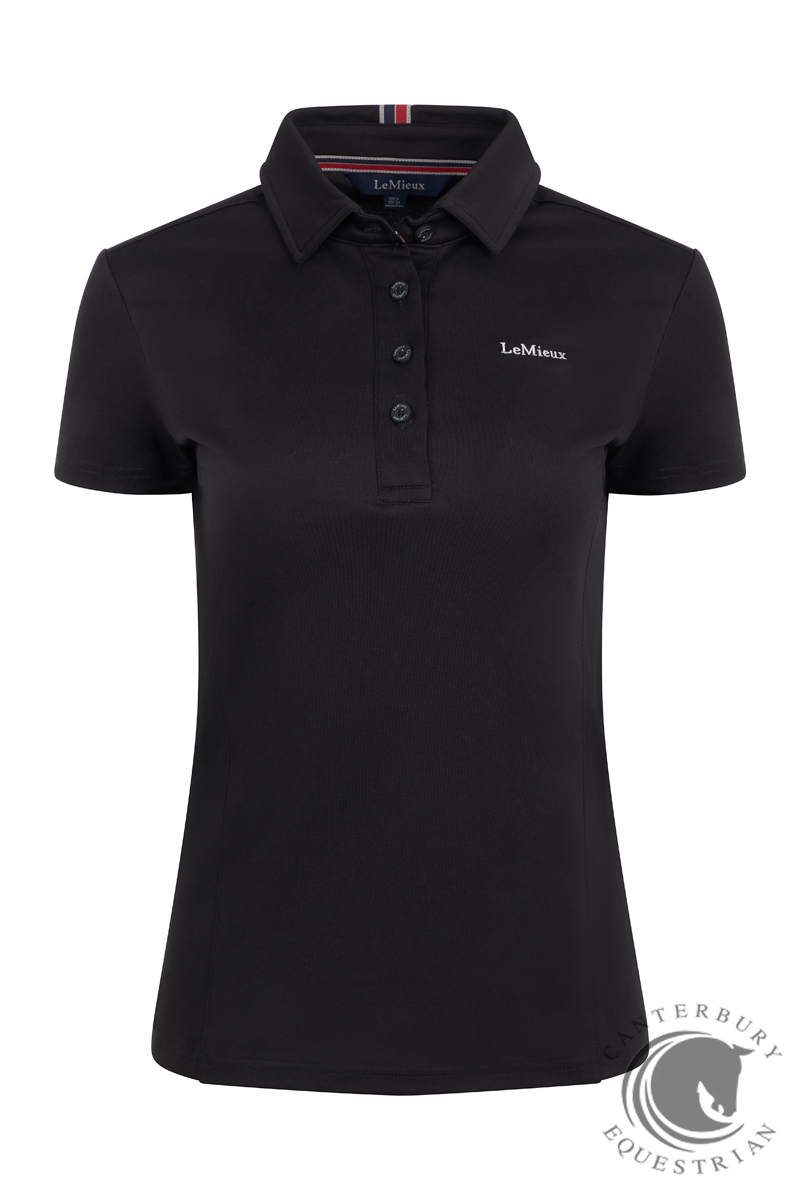 LeMieux Elite Ladies Polo Shirt Black