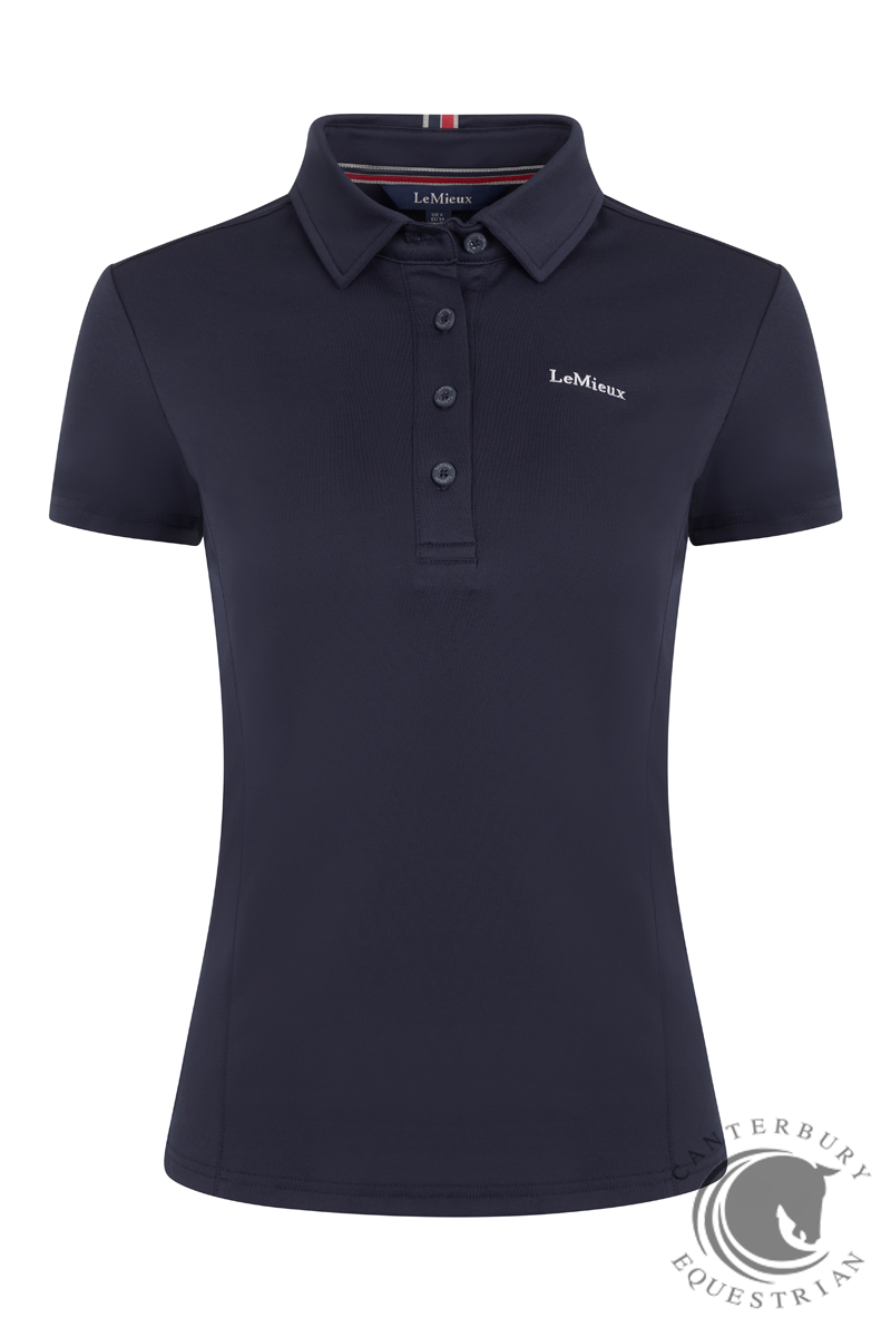 LeMieux Elite Ladies Polo Shirt Navy