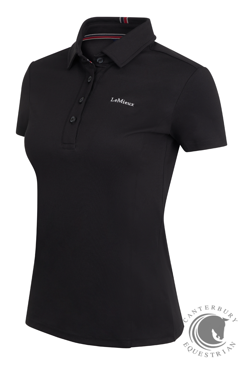 LeMieux Elite Ladies Polo Shirt Black