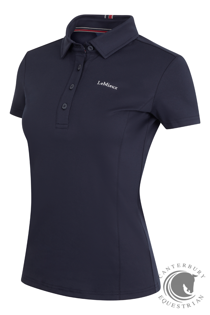 LeMieux Elite Ladies Polo Shirt Navy