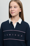 LeMieux Young Rider Riley Rugby Shirt Navy