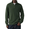 Levi's  Housemark Quarter Zip Sweater in Heather Green